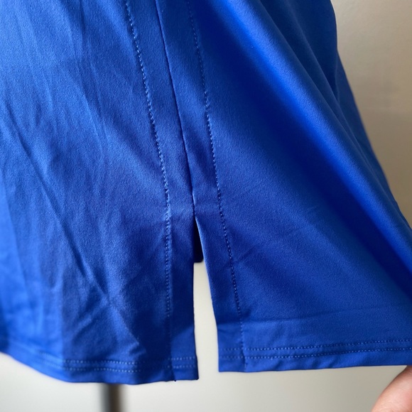 NWOT | Carmen Marc Valvo | Bikini Top & Swim Skirt | Blue | Top (S) Bottom (M) - Picture 4 of 5